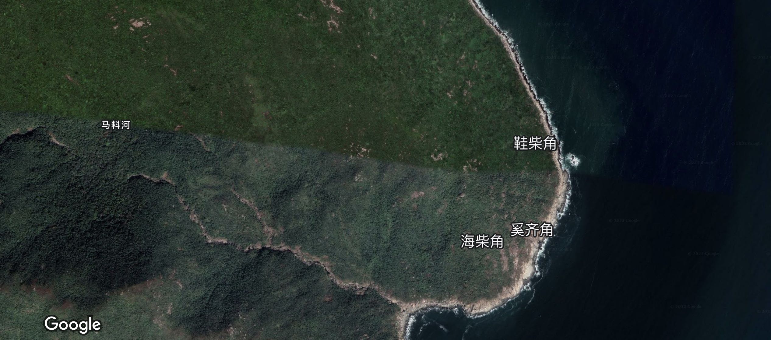 奚齐角|Google 地图|2023年2月